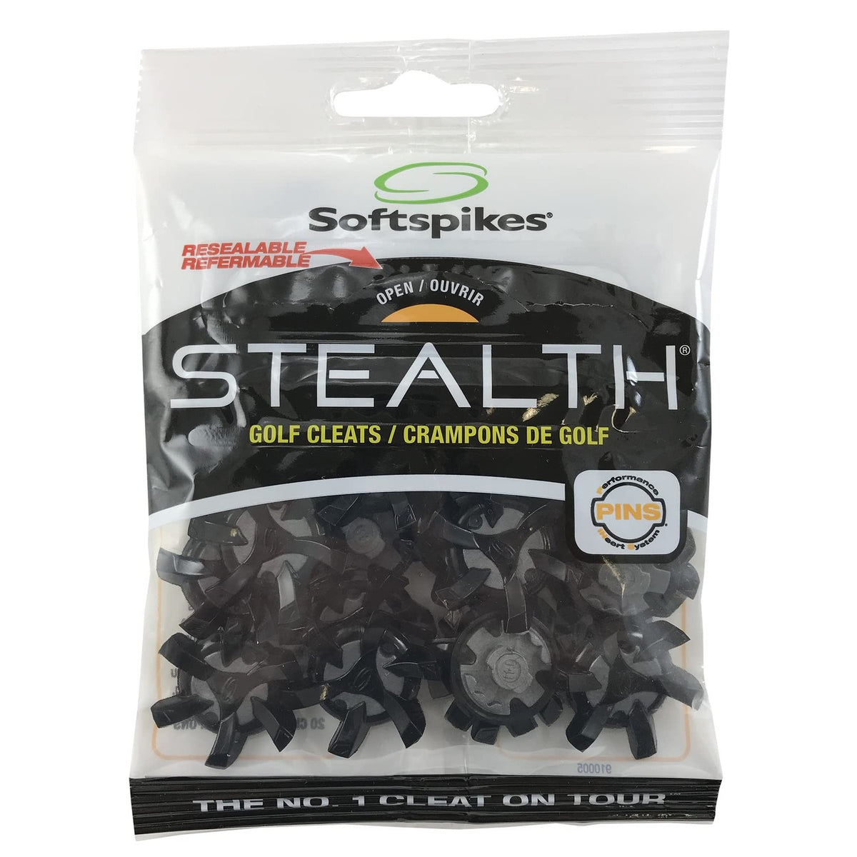 Softspikes Black Stealth Golf Cleats offer 100% Authentic performance, available exclusively at Curat Cart in India.