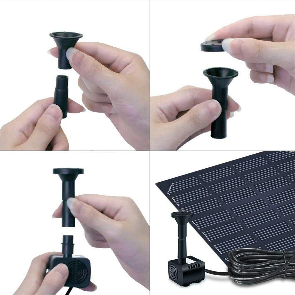 Discover the exclusive Solar Fountain Water Pump Kit, specially curated by Curat Cart, showcasing easy assembly and premium quality.