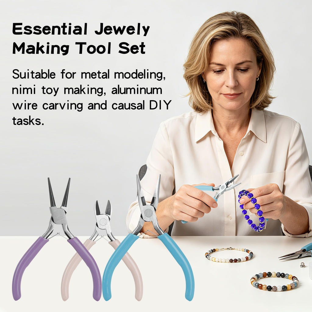 Discover the premium SONGIN Jewelry Pliers Set for metal modeling and DIY tasks at Curat Cart. Elevate your crafting experience.