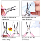 SONGIN Jewelry Pliers Set, 100% Authentic, available in India at Curat Cart. Essential tools for precision crafting and jewelry making.