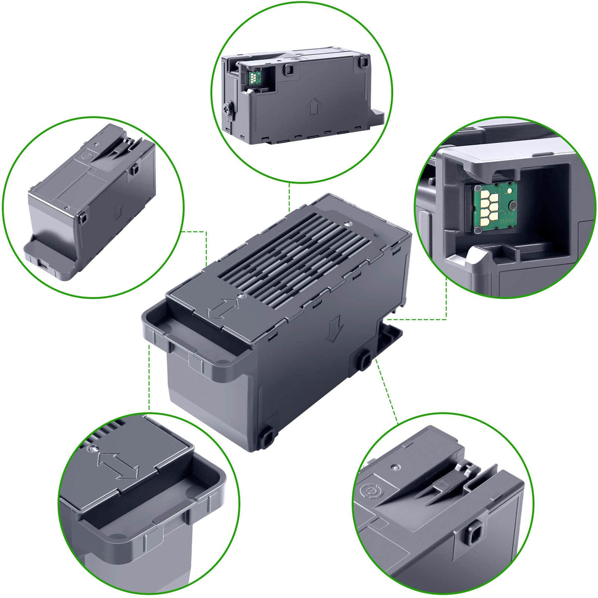 Discover the premium imported Spaceink Ink Maintenance Box Tank, designed for optimal printer performance. Available at Curat Cart.