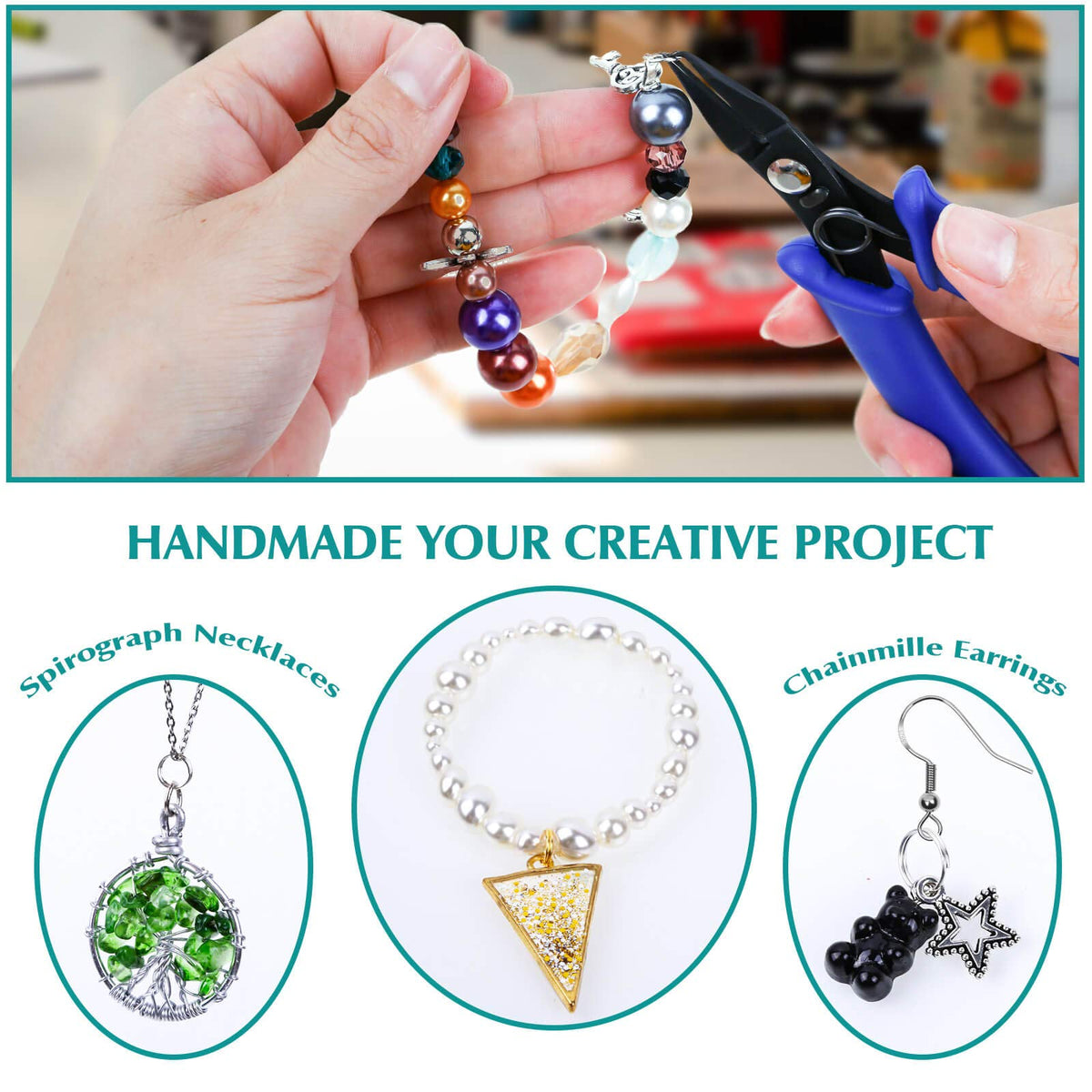 Explore Caffox Split Rings for Jewelry Making, a premium import perfect for crafting stunning jewelry at Curat Cart.