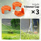 Premium imported Worx Trimmer Spool Cap Cover set, perfect for maintaining your garden. Available at Curat Cart.