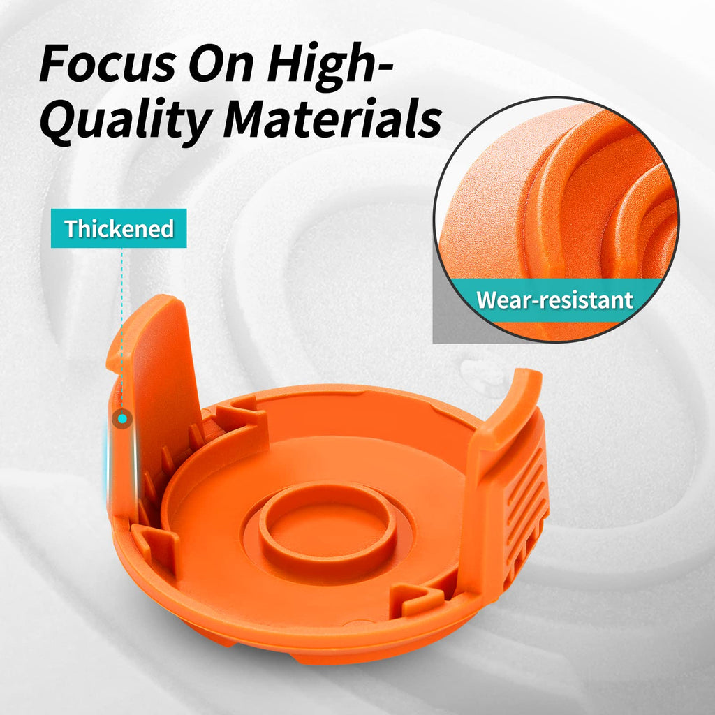 Discover the Worx Trimmer Spool Cap Cover, specially curated by Curat Cart for durability and wear-resistance. Perfect for your gardening needs.