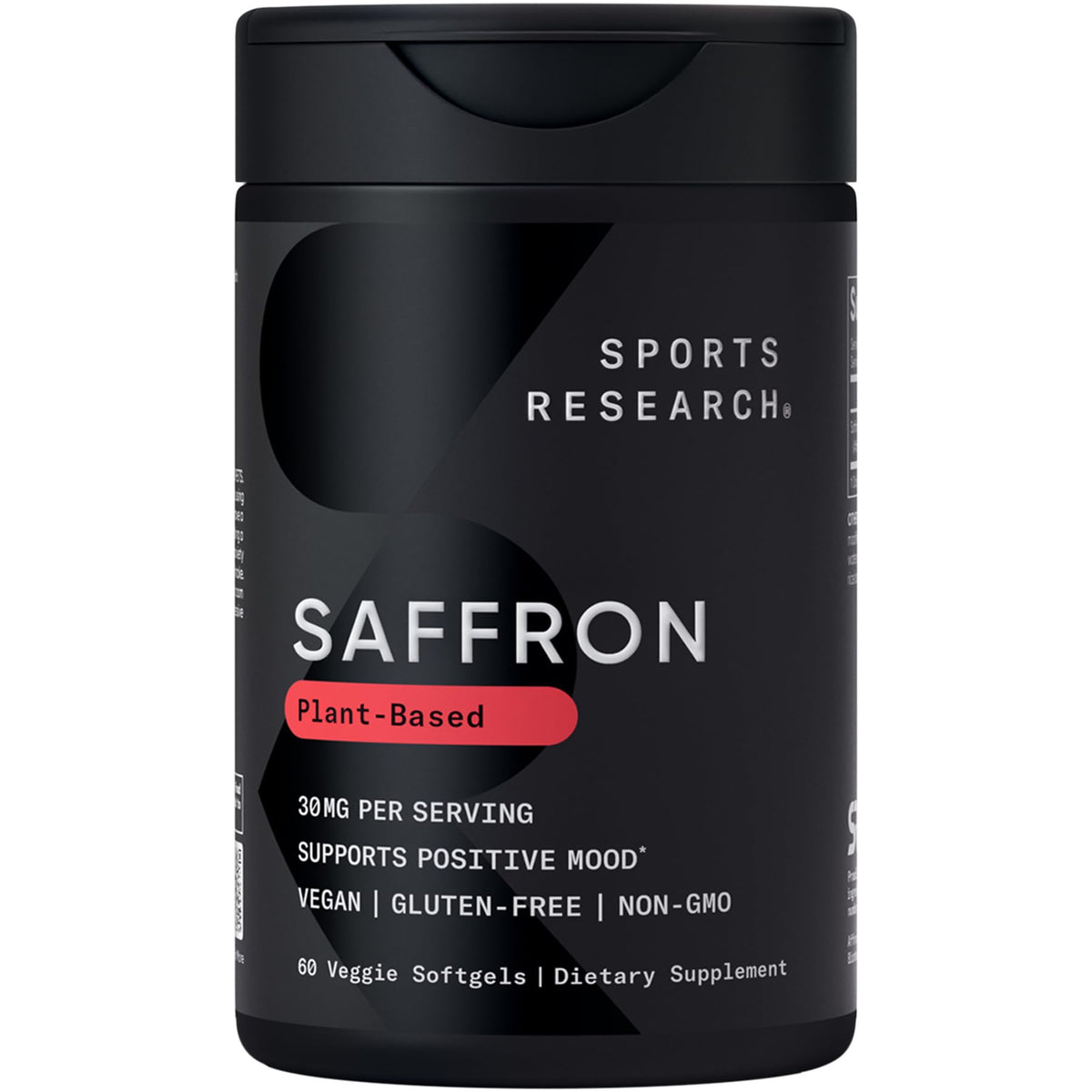 Discover Sports Research Pure Saffron, a premium import from Curat Cart. Supports positive mood, vegan, gluten-free, and non-GMO.