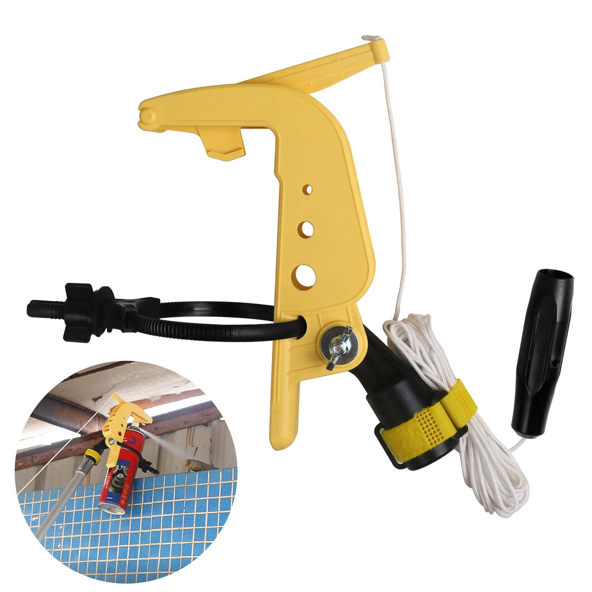 Discover the premium imported Spray Can Extension Pole Adaptor for effortless application, available at Curat Cart.