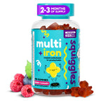 Discover Squiggles Kids Multivitamin Gummies, a premium import for growing bodies, available at Curat Cart. Perfect berry canary flavor.
