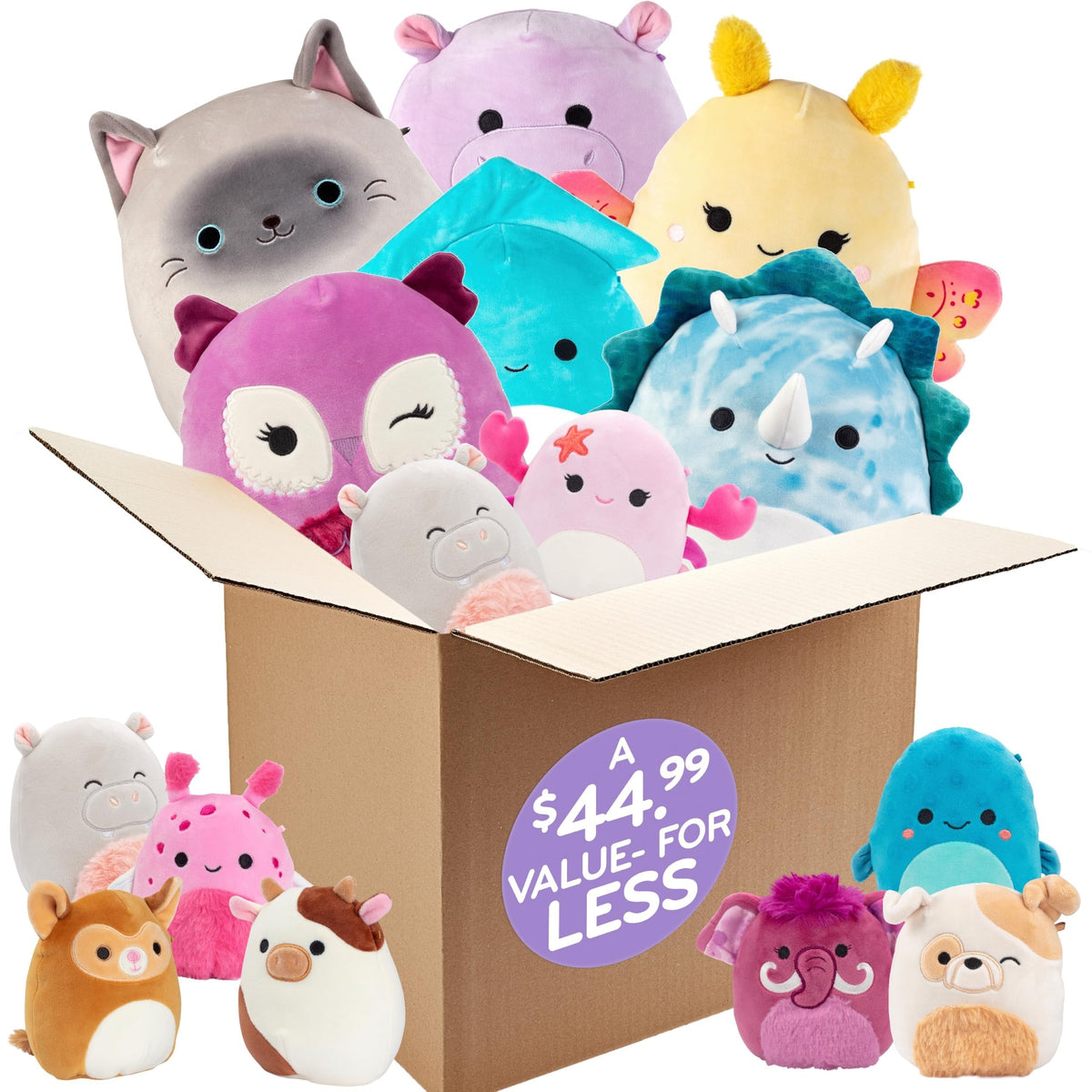 Discover a variety of adorable Squishmallows in this mystery pack. Verified by CuratCart for quality and trust.