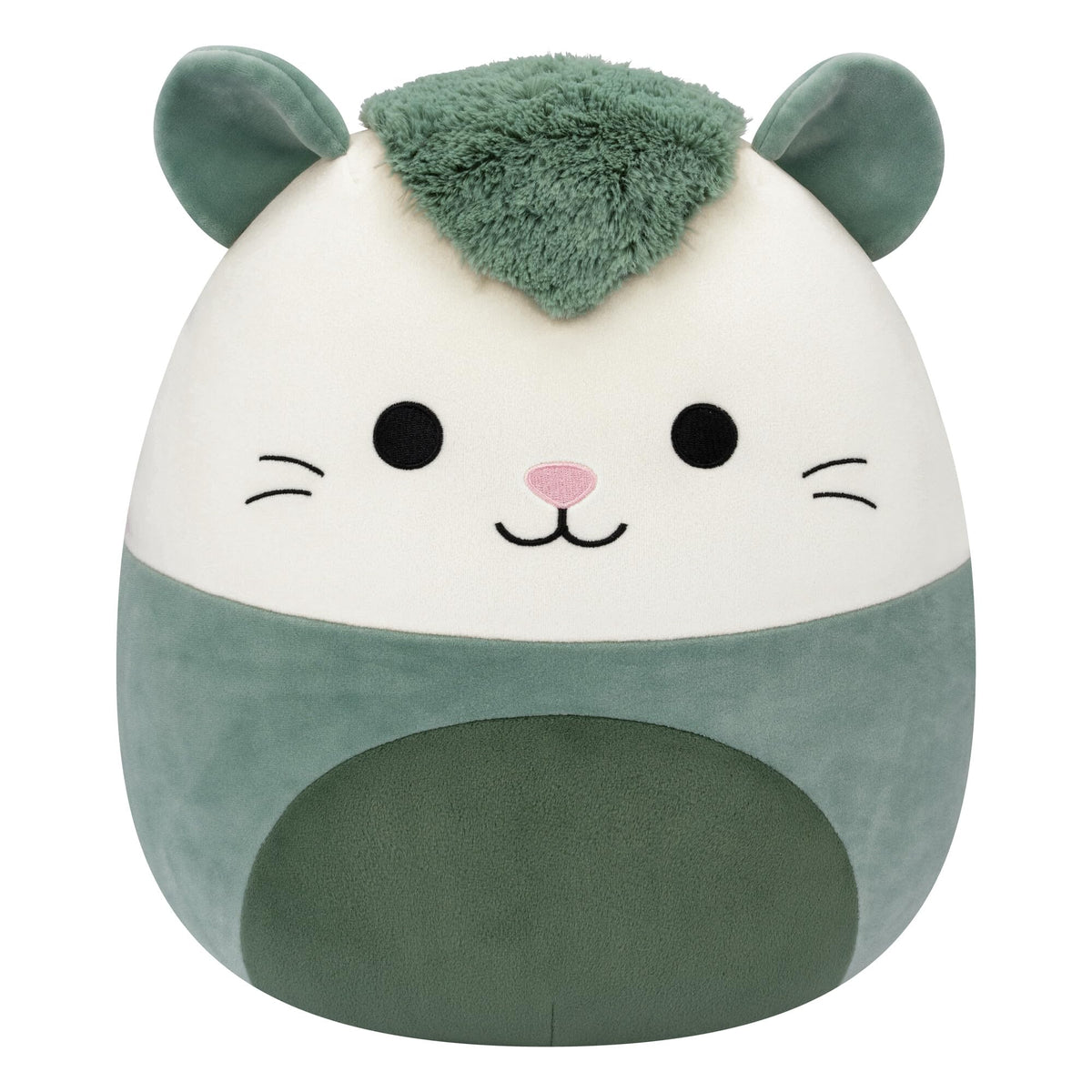 Soft and cuddly 12-inch Squishmallow featuring Amelia the C, a cute plush with a green and white design. Verified by CuratCart.