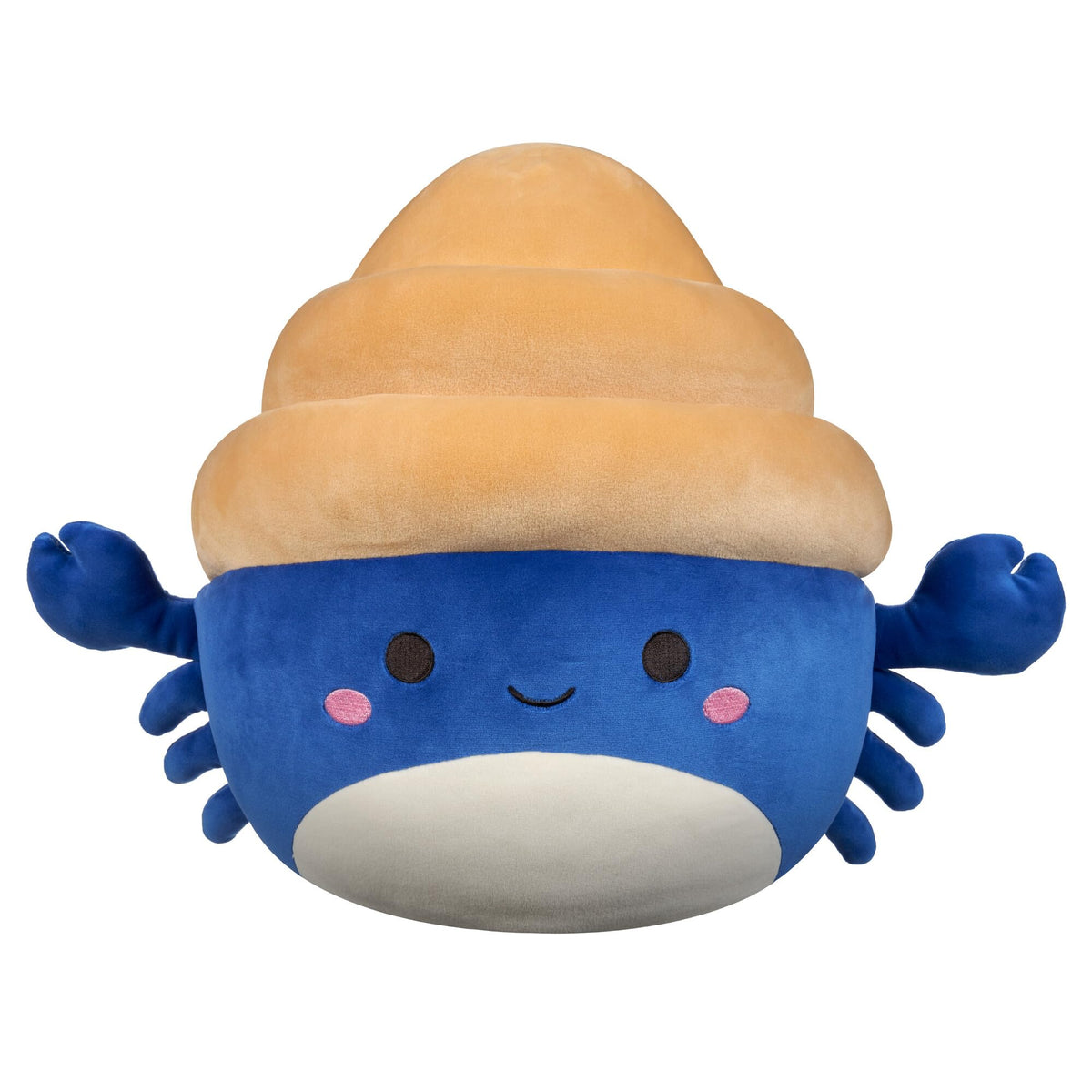 Meet Christopher, a 12in Squishmallow featuring a cheerful blue crab design with a soft shell. A global favorite!