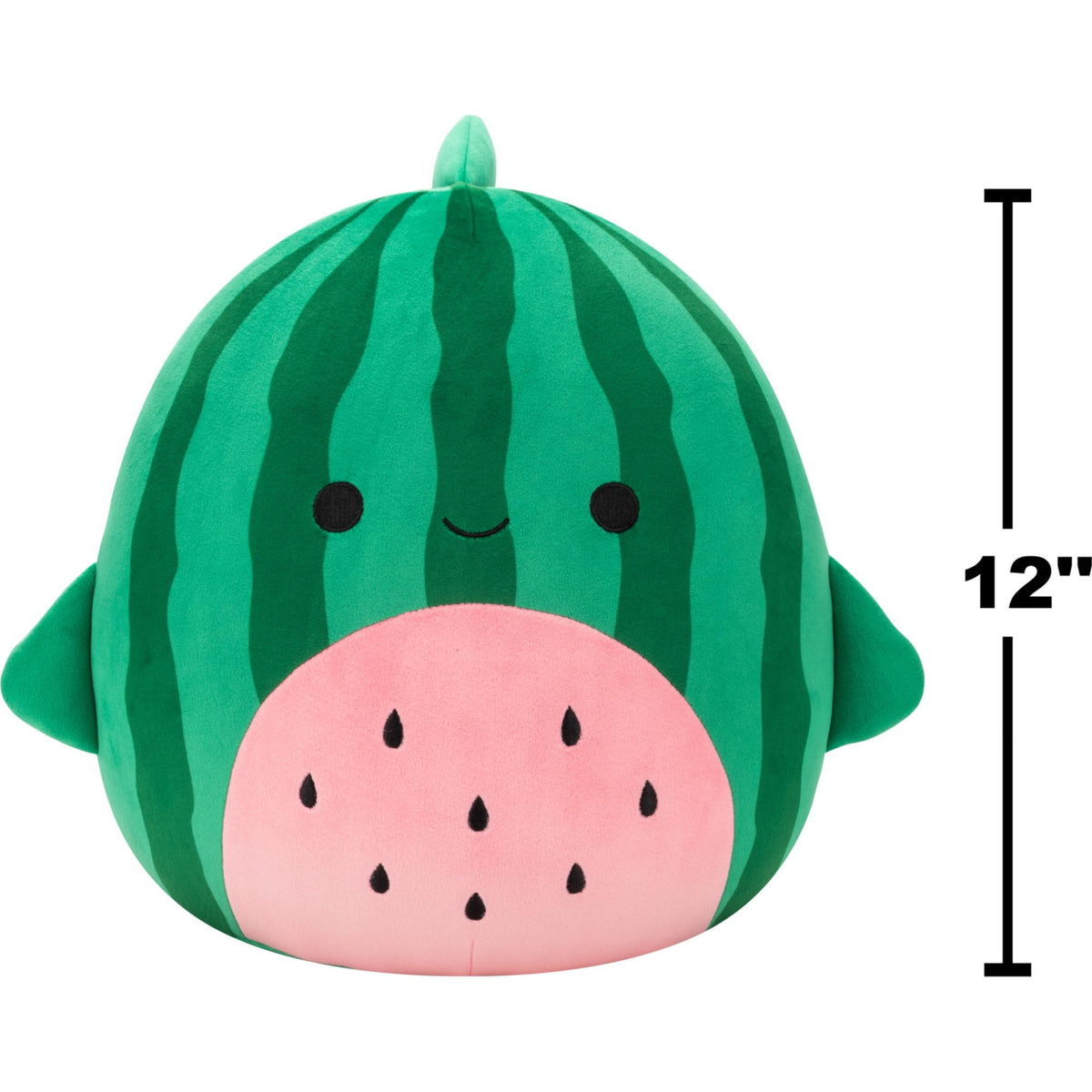 Adorable 12-inch Squishmallows Christopher plush with watermelon design. Perfect for cuddles and gift giving. Verified by CuratCart.