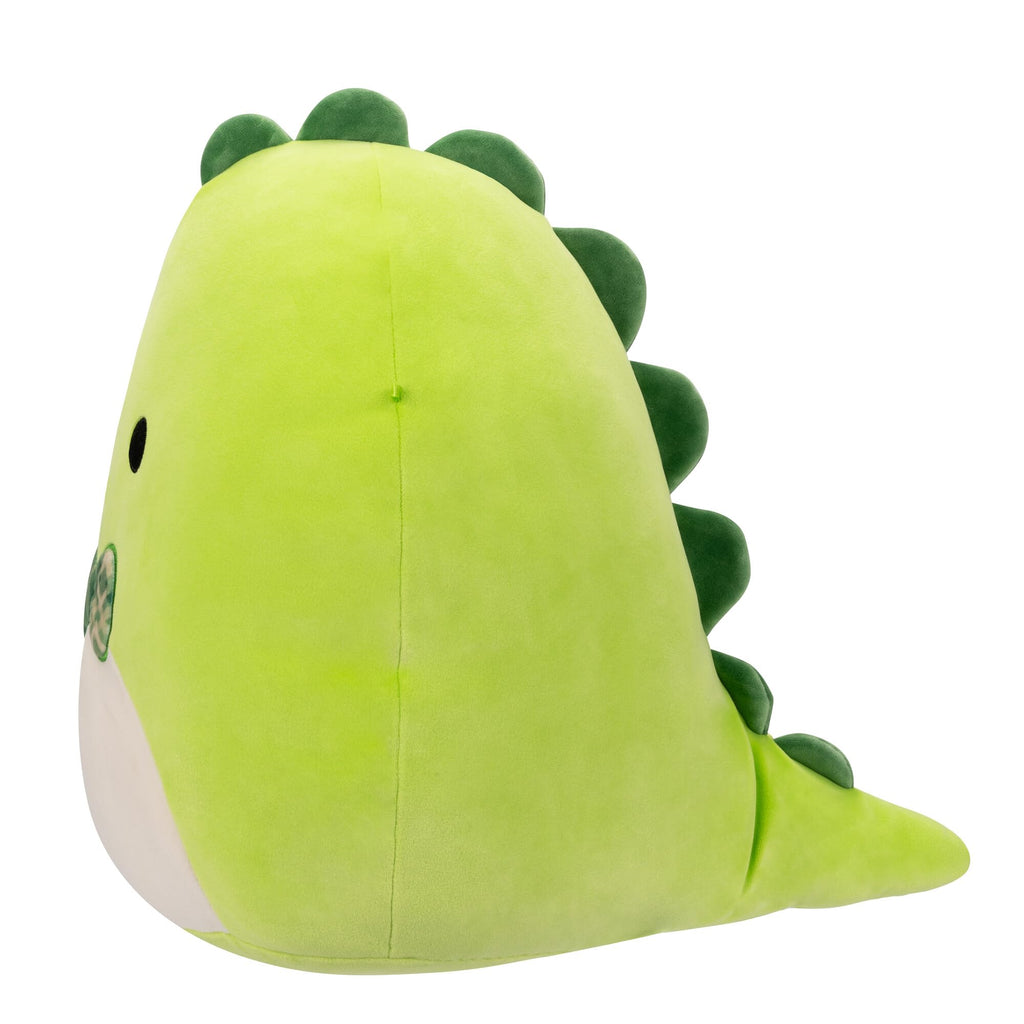 Jonah the Pu 12-inch plush, vibrant green color with soft detailing. Available online for order—perfect for cuddling!