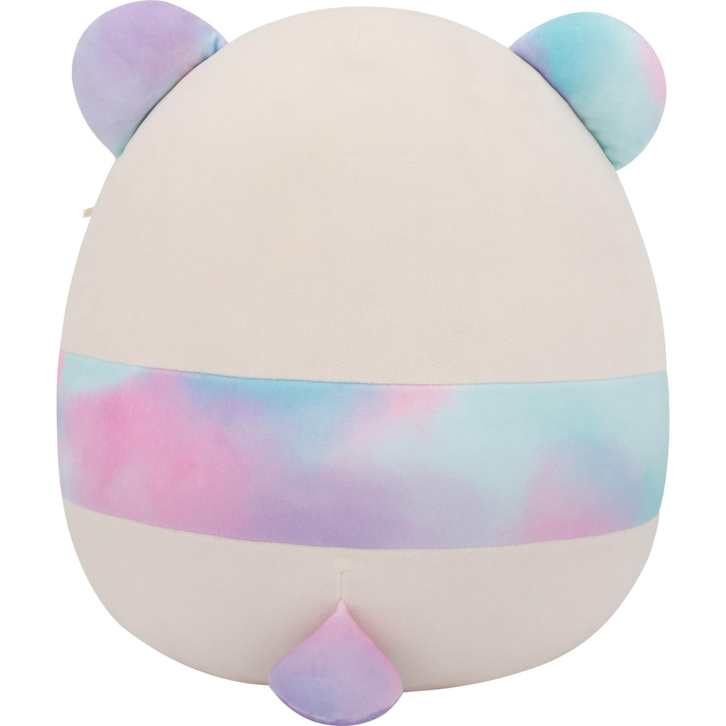 Back view of the 12in Jonah the Pu Squishmallow featuring a soft, pastel color palette and cuddly plush design. Premium imported favorite.