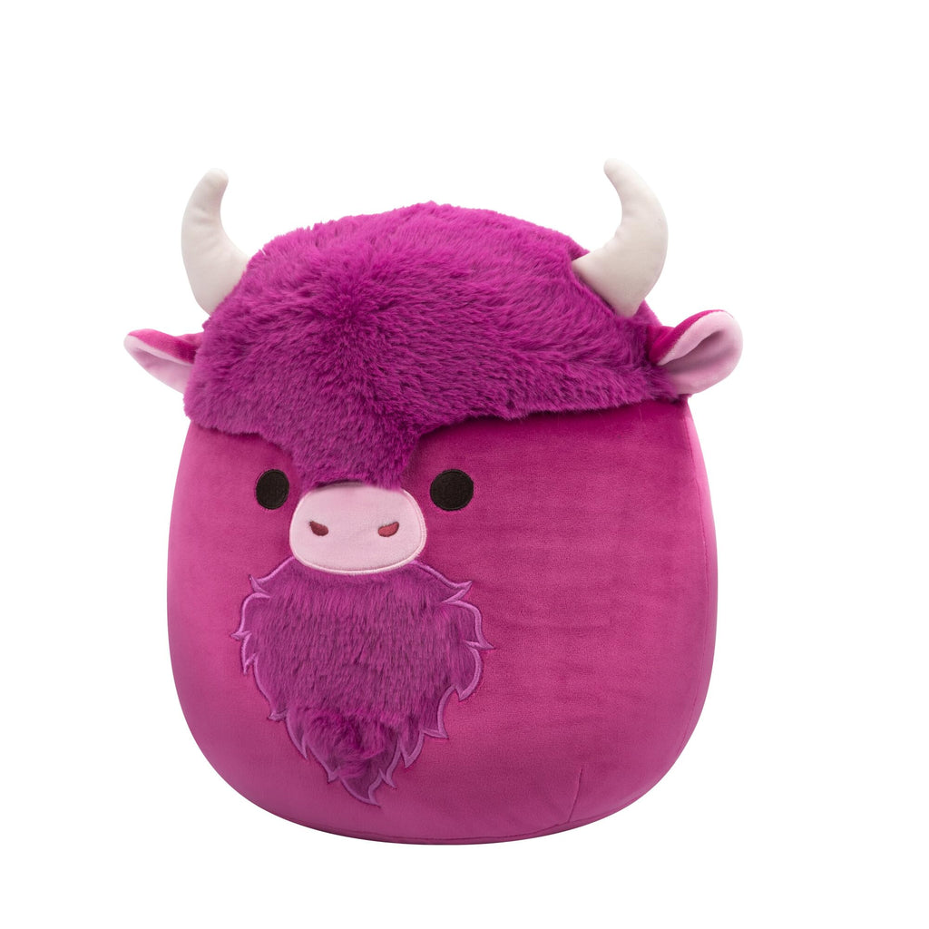 Soft, 12in Jonah the Pu plush with pink and purple hues, perfect for cuddling. Verified by CuratCart for quality!