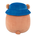 Soft 12in Jonah the Pu Squishmallow, featuring a blue bucket hat. Available online for order, perfect for snuggles.