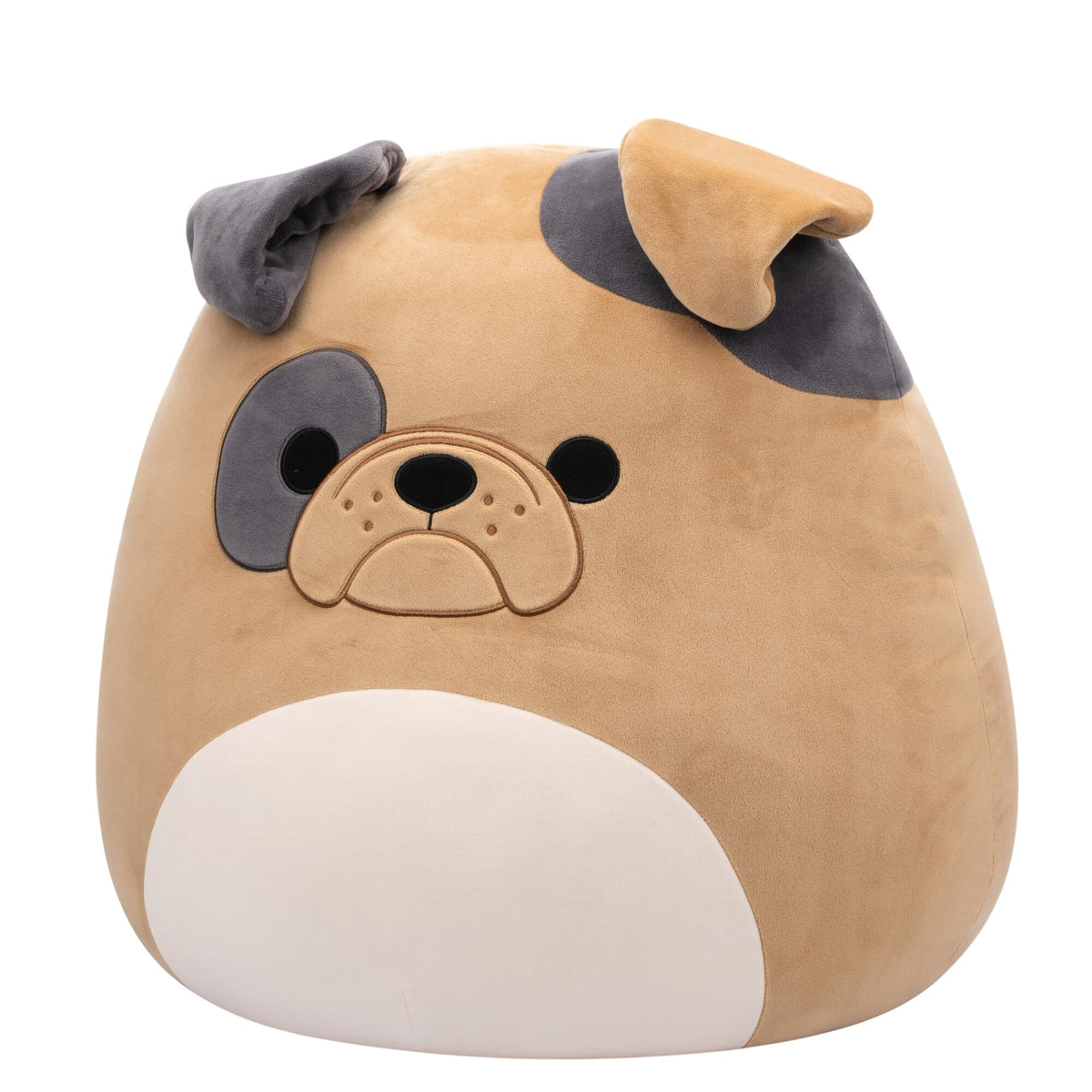 Authentic 20-inch Squishmallows Original Salami plush toy, featuring a cute dog design with soft fabric and adorable details.