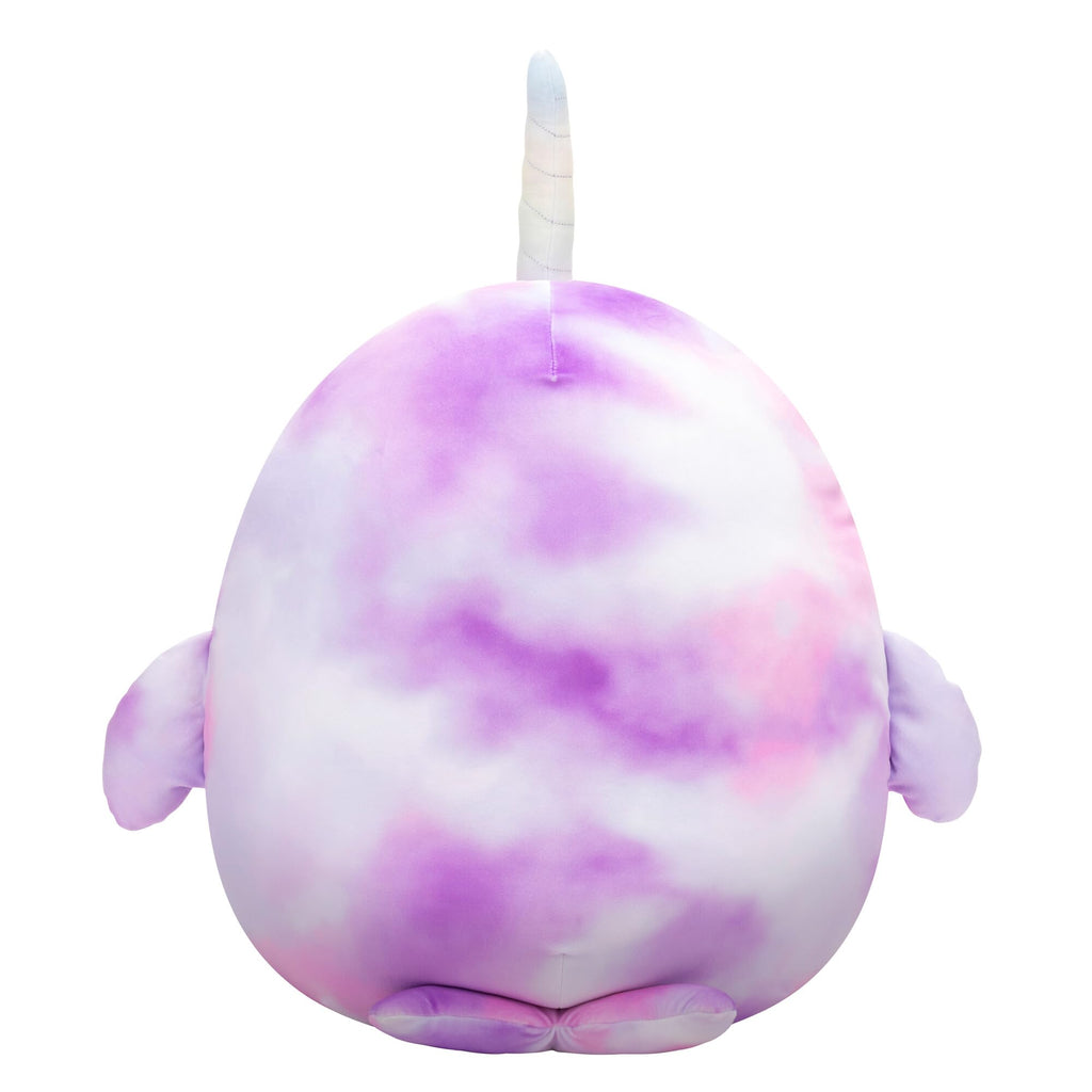 Soft, plush 20-inch Squishmallows Salami Re with a colorful pastel design; perfect for cuddles and decoration.