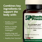 Discover Standard Process Allerplex for lung health support, specially curated by Curat Cart for exclusive wellness benefits.