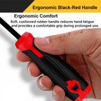 Experience ergonomic comfort with this premium imported Heavy Duty Staple Remover Tool from Curat Cart, designed for prolonged use.