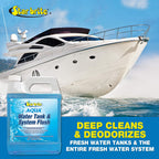 Star Brite Aqua Water Tank Flush offers deep cleaning and deodorizing for fresh water tanks. Premium import available at Curat Cart.