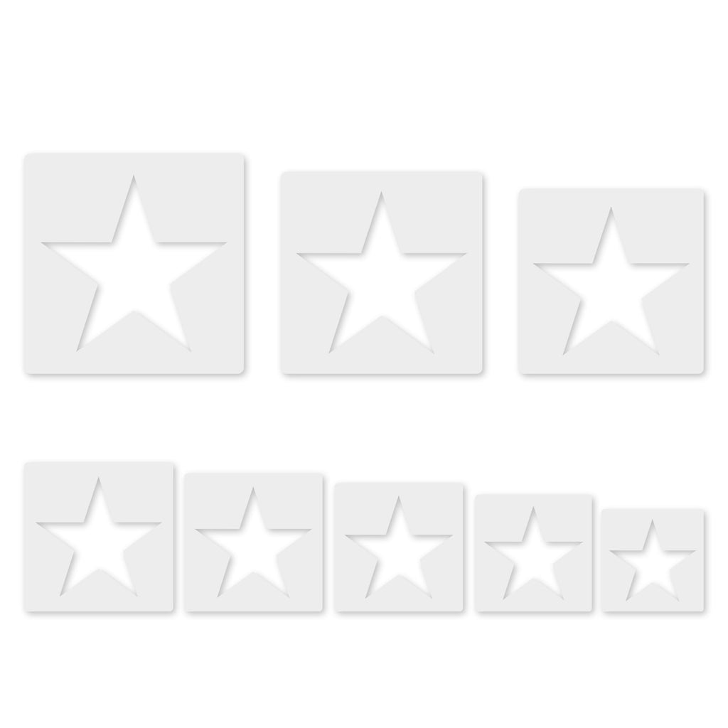 Discover premium imported star stencil templates, ideal for crafts and DIY projects, available at Curat Cart.
