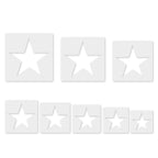Discover premium imported star stencil templates, ideal for crafts and DIY projects, available at Curat Cart.