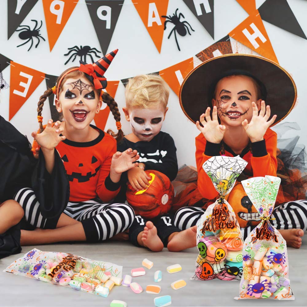 STEFORD Halloween Cellophane Bags, specially curated by Curat Cart, perfect for festive treats and celebrations. Enhance your Halloween experience.