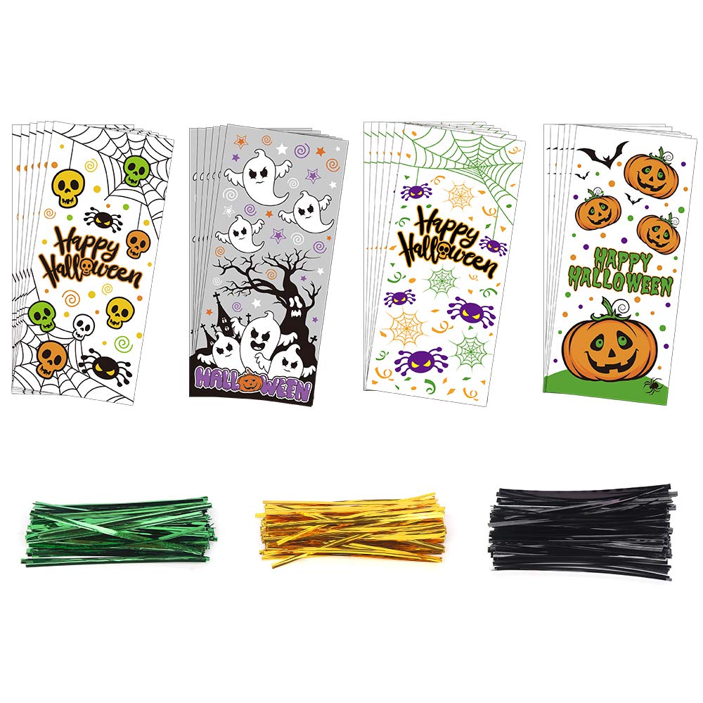 STEFORD Halloween Cellophane Bags, perfect for spooky treats. 100% Authentic and available at Curat Cart in India.