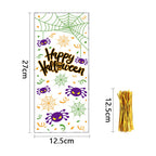 Premium imported STEFORD Halloween Cellophane Bags featuring vibrant designs, perfect for festive gifting. Available at Curat Cart.