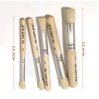 Premium Stencil Brushes Set Natural Bristle, 100% Authentic, available at Curat Cart in India. Perfect for detailed art projects.