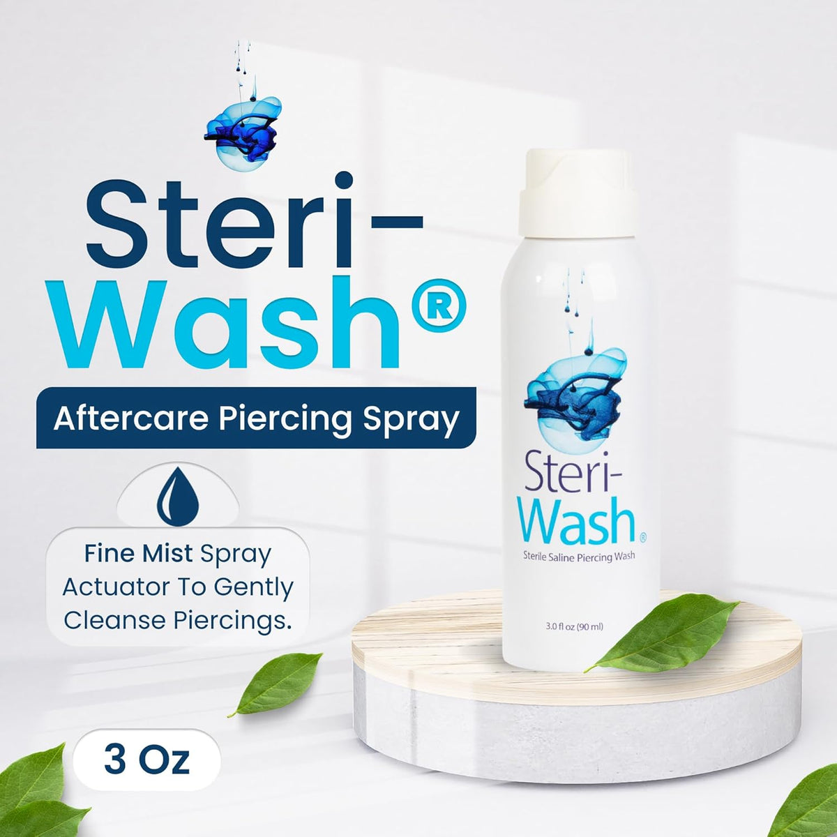 Order Steri-Wash Aftercare Piercing Spray online in India. Gently cleanse piercings with this fine mist spray.