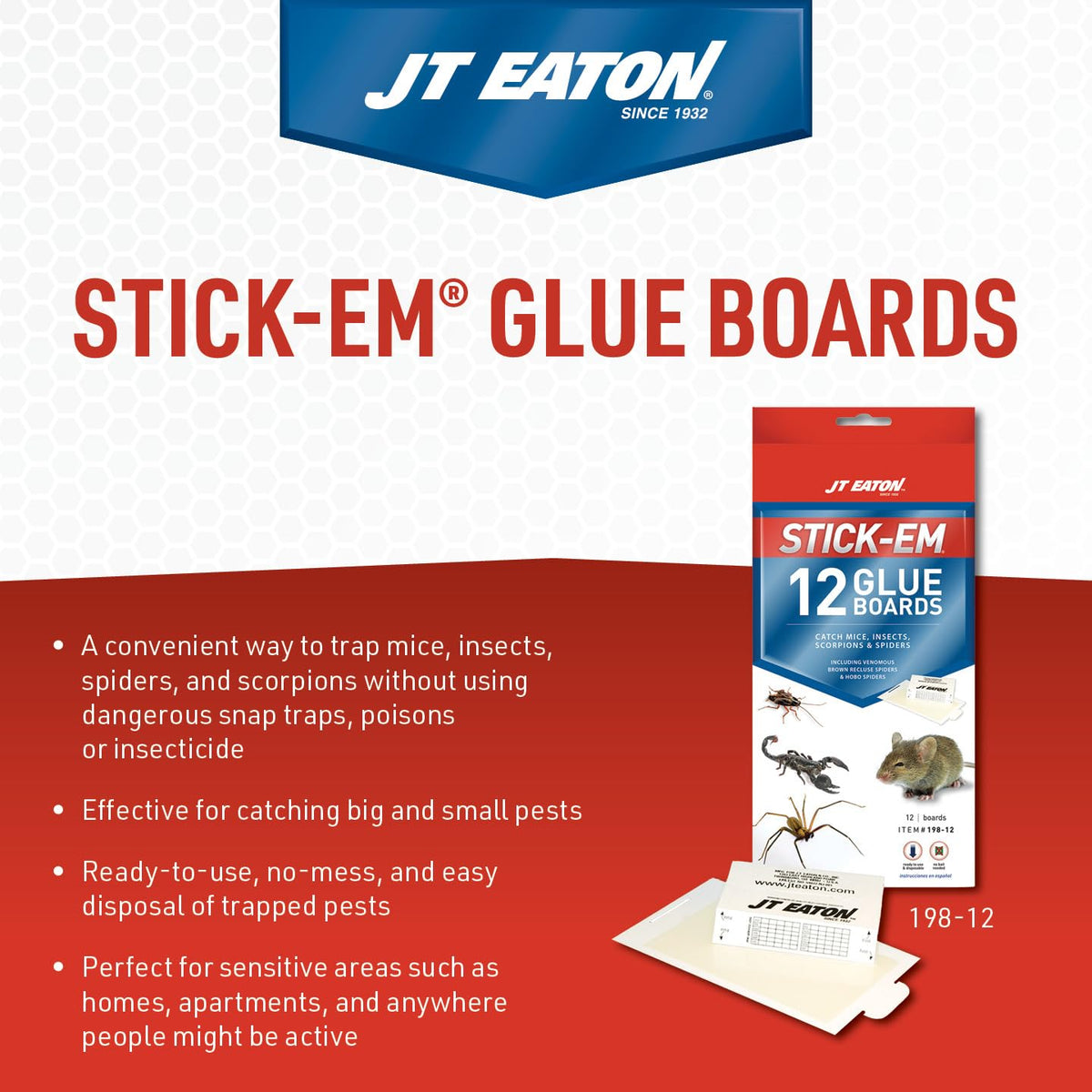 Effective Mouse & Insect Glue Trap for catching pests. 100% Authentic, available at Curat Cart in India. Easy to use.