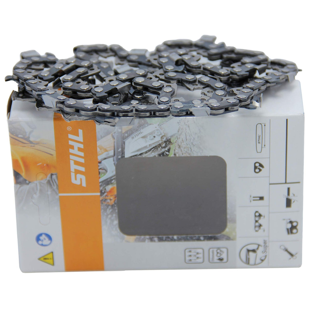 STIHL Rapid Super Chainsaw Chain in retail packaging, 100% Authentic and available at Curat Cart in India.