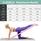 Explore premium Stretch Bands for Exercise, available in 5 resistance levels at Curat Cart. 100% Authentic and trusted in India.