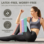 Explore skin-friendly, hypoallergenic stretch bands for exercise, specially curated by Curat Cart for allergy-free workouts.