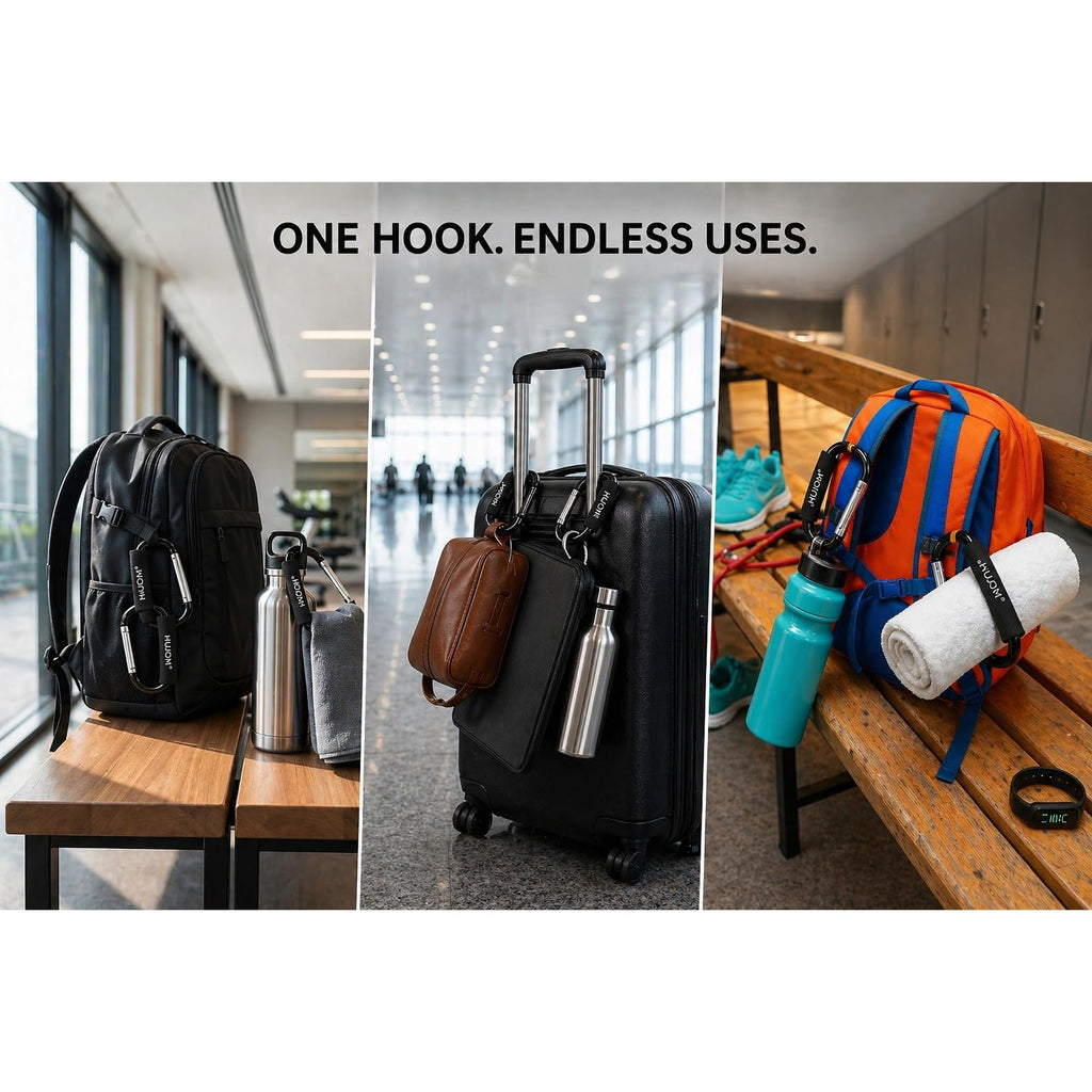 Elevate your carrying convenience with Heavy Duty Stroller Hooks from Curat Cart, perfect for daily use and versatile attachments.