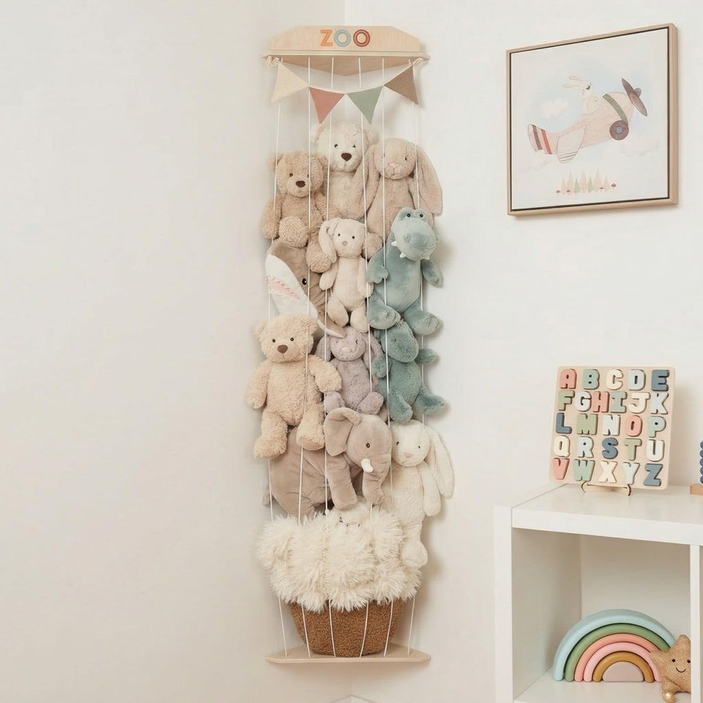 Stylishly designed Stuffed Animal Storage Zoo, exclusively curated by Curat Cart, perfect for organizing toys in India.