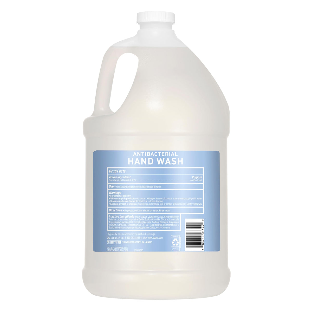 Suave Antibacterial Hand Wash in high-quality bulk packaging, ideal for long-lasting hygiene. Available at Curat Cart.