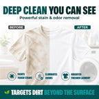 Sudstainables Enzyme Laundry Booster delivers powerful stain and odor removal for brighter, fresher laundry. Premium import available at Curat Cart.