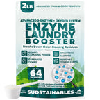 Sudstainables Enzyme Laundry Booster offers advanced stain removal and odor control. Premium import from Curat Cart for effective laundry care.