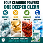 Experience enhanced cleaning with Sudstainables Enzyme Laundry Booster, featuring high-quality packaging for tough stain removal. Available at Curat Cart.