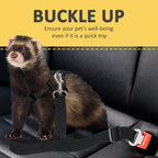 SunGrow Dog Seat Belt for Car ensures pet safety with high-quality material and official packaging. Available at Curat Cart.