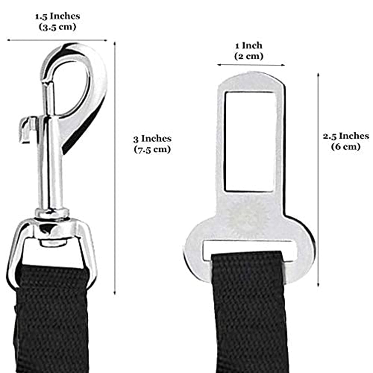 SunGrow Dog Seat Belt for Car ensures safety while traveling. 100% Authentic, available at Curat Cart in India.