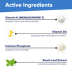 Detailed active ingredients for Superior Source K-2 with D3, emphasizing high-quality formulation. Available at Curat Cart.