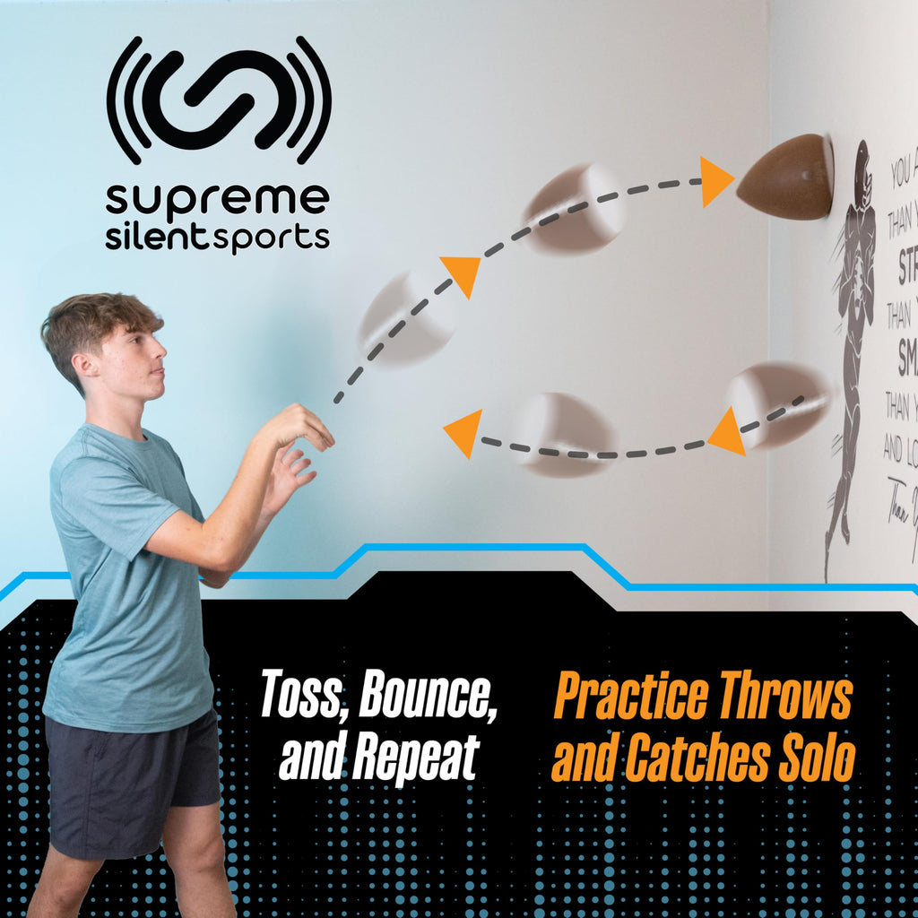 Experience the Supreme Silent Sports Bounceback Football, specially curated by Curat Cart for solo practice and skill enhancement.