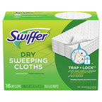 Premium imported Swiffer Dry Sweeping Refills, perfect for trapping dirt and allergens. Available at Curat Cart.