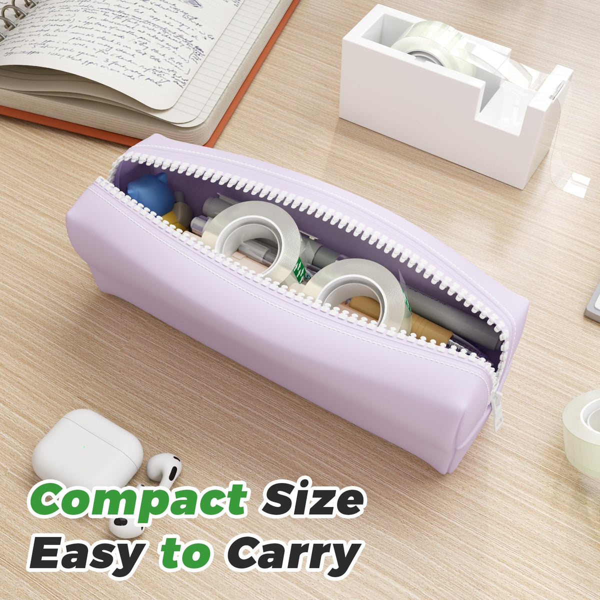 SWRT Invisible Tape Refills in a stylish, compact pouch, perfect for easy carrying. Available at Curat Cart.