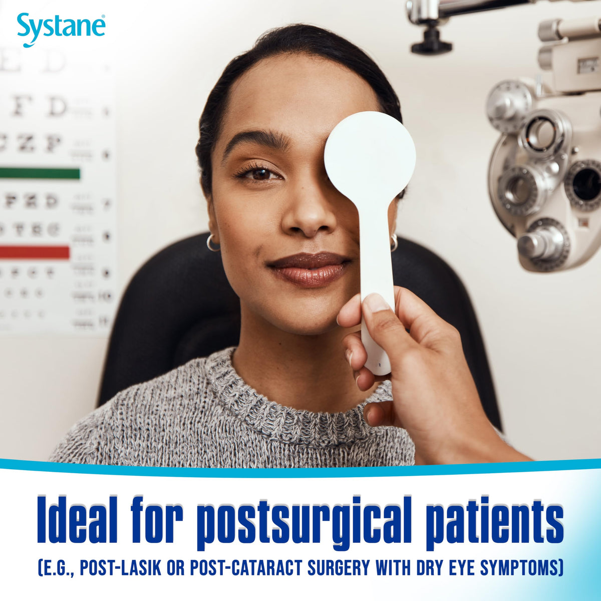 Systane Hydration Eye Drops in official packaging, ideal for postsurgical patients experiencing dry eye symptoms. Available at Curat Cart.