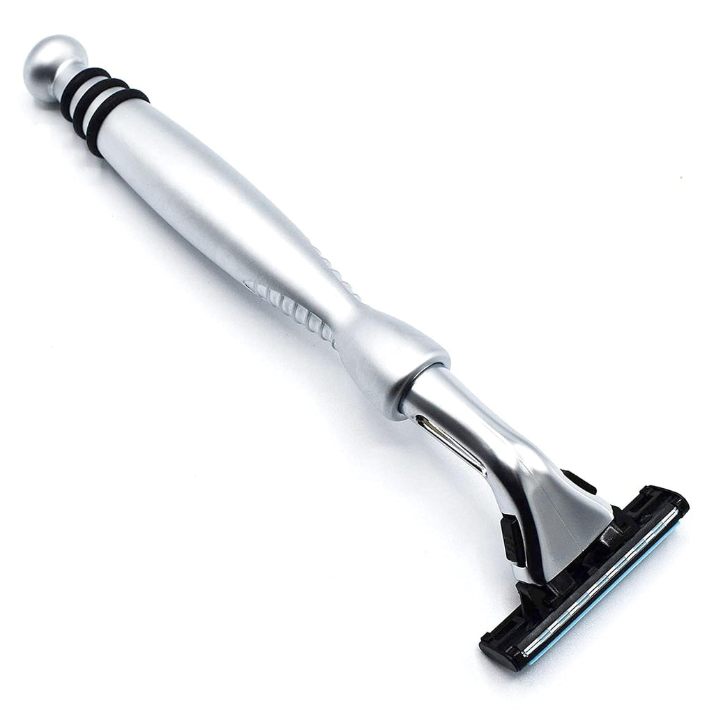 Experience the premium imported Taconic Heavyweight Triple Blade Razor, designed for a superior shave. Available at Curat Cart.