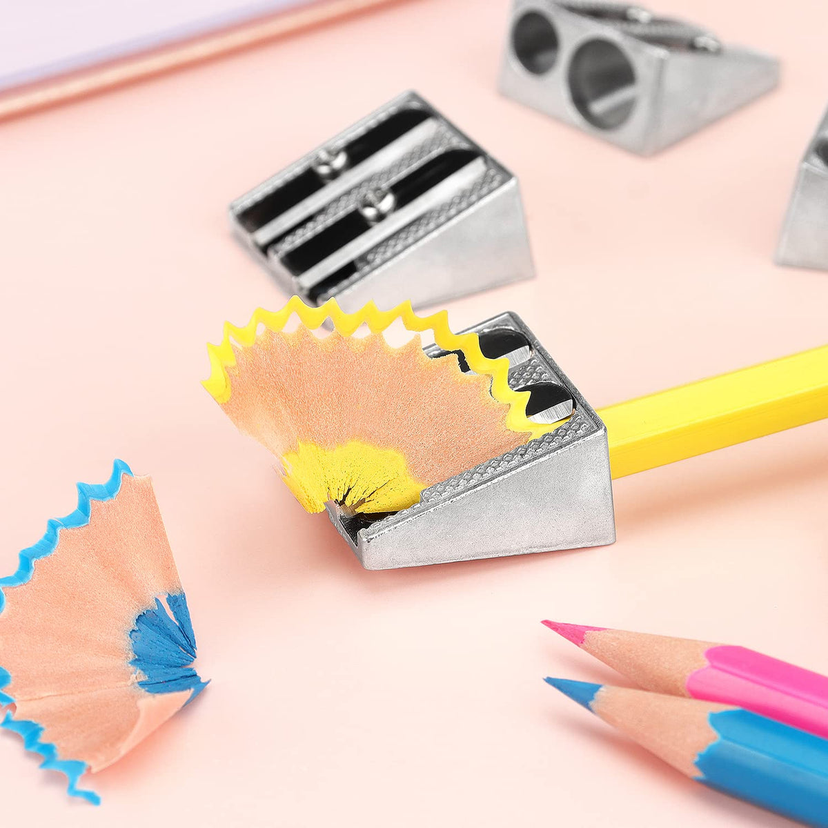 Experience precision with the Tamaki Handheld Metal Pencil Sharpener, a premium import available at Curat Cart. Perfect for artists.